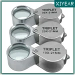 Lupa de Geólogo Profissional – Escolha seu Aumento (10x, 20x ou 30x) – Essencial para Análise de Rochas e Minerais